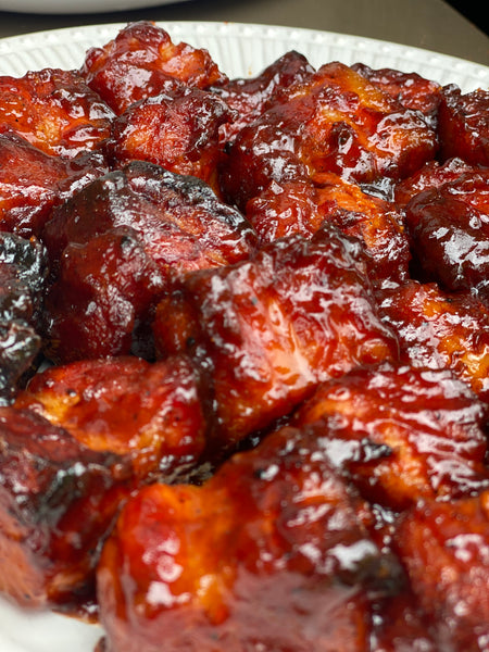 BBQ Pork Belly Burnt Ends