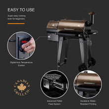 Load image into Gallery viewer, Beaver Electric Wood Pellet Grill + Smoker Barbecue
